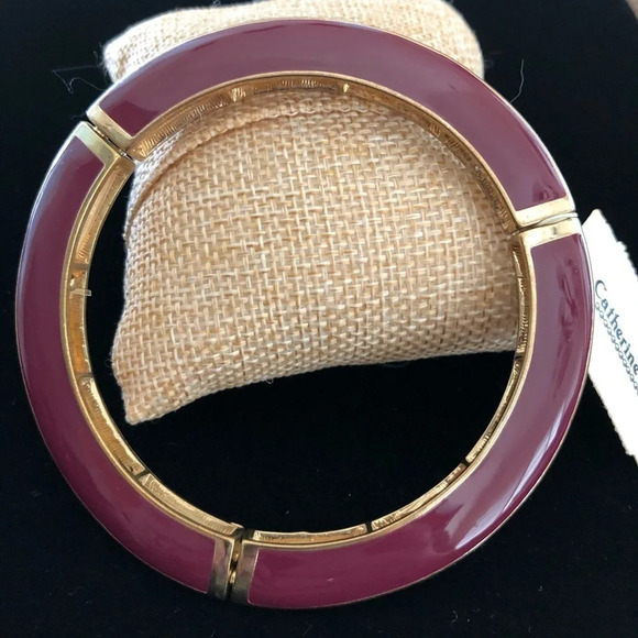 NWT Catherine Stein Gold Pink Articulated Bracelet - Picture 2 of 5